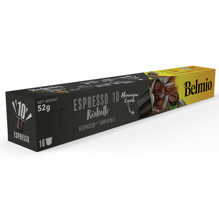Belmio koffie capsules Nespresso Espresso Ristretto 10 stuks