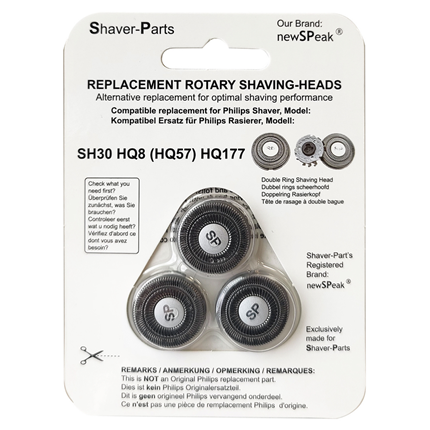 Shaver Parts Scheerkop voor Philips SH30/HQ8/HQ177
