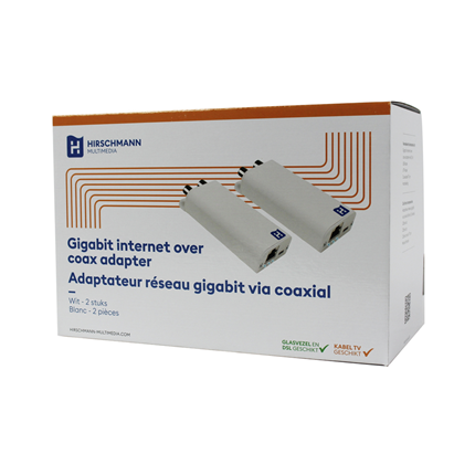 Hirschmann Gigabit internet over coax adapter set 2x INCA1G 695020693