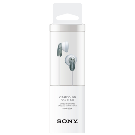 Sony hoofdtelefoon in-ear grijs MDR-E9LP