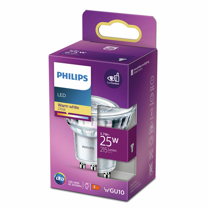 Philips LED spot GU10 3,1W 2700K