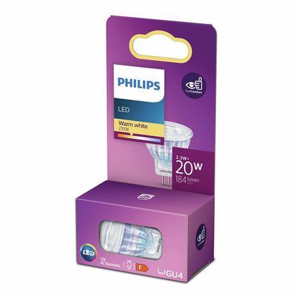 Philips LED spot GU4 2,3W 2700K