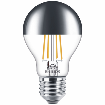 Philips LED lamp E27 7,2W 2700K Peer Kopspiegel Dimbaar