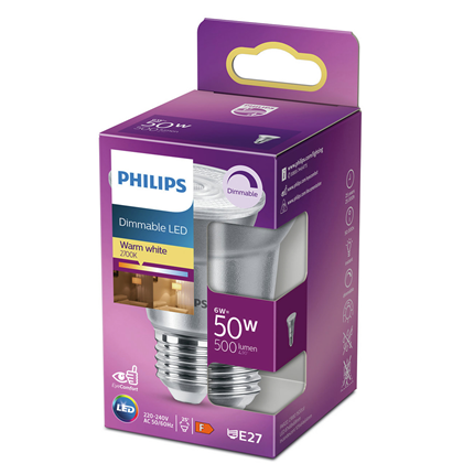 Philips LED Lamp E27 6W
