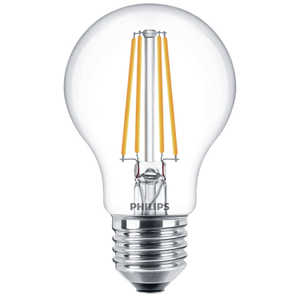 Philips LED Lamp E27 7W - Peer 2 stuks