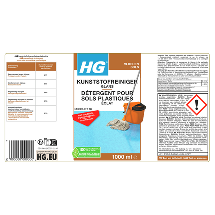 HG kunststofreiniger glans (product 78)