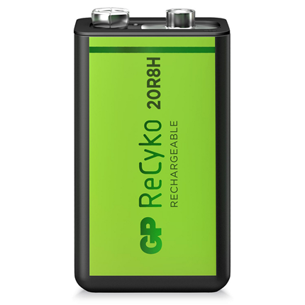 GP ReCyko 9V 200mAh 1 stuk Oplaadbare NiMH Batterij