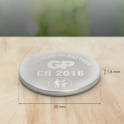 GP CR2016 Lithium A2 Knoopcel
