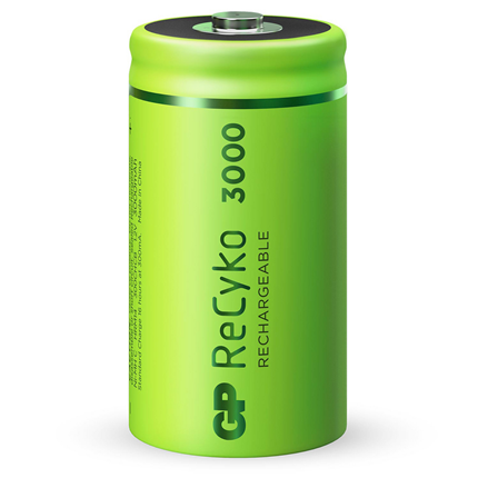 GP ReCyko C 3000mAh 2 stuks Oplaadbare NiMH Batterij
