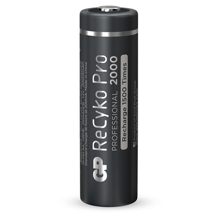 GP ReCyko Pro AA 2000 mAh 4 stuks Oplaadbare NiMH Batterij