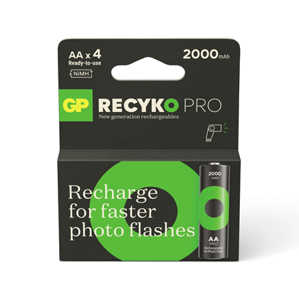 GP ReCycko Pro Foto oplaadbare batterij 4x AA 2000mAh
