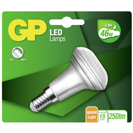 ledlamp R50 E14 3,9W 250Lm reflector