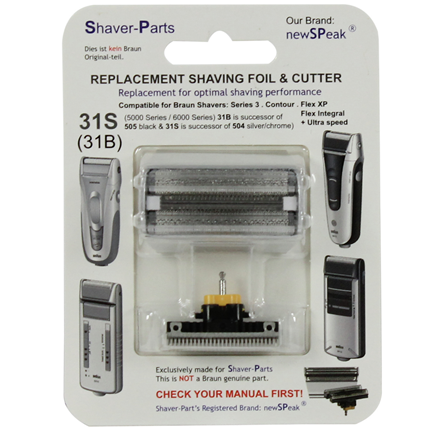 Shaver-Parts Combipack voor Braun 31S/31B