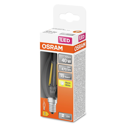 Osram ledlamp E14 4W 470Lm Classic B