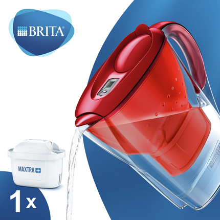 Brita waterfilterkan Marella Cool rood 2,4L