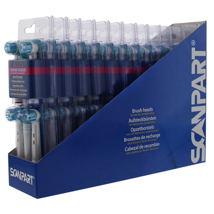 Scanpart Tandenborstels Active Clean 6 Stuks als origineel Oral-B EB50
