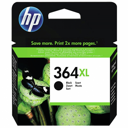 HP 364 XL Black ± 550 pagina's