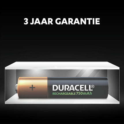 Duracell AAA 750 Mah 4 stuks Oplaadbare NiMH Batterij