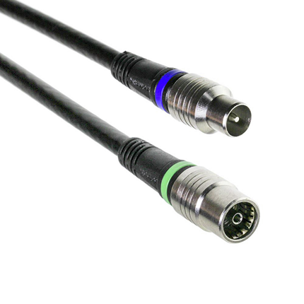 Technetix Coax kabel 1,5 meter Zwart