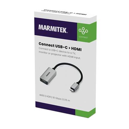 Marmitek Adapterkabel USB-C - HDMI