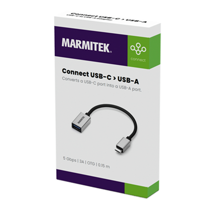 Marmitek Adapterkabel USB-C - USB A 15cm