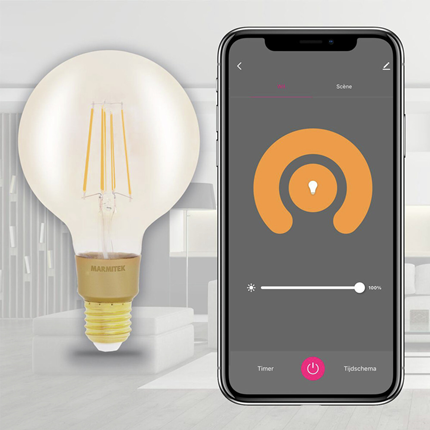 Marmitek LED Filament E27 6W Dimbaar