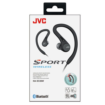 JVC Draadloze Oortelefoon in-ear sport Zwart HA-EC25W-B-U