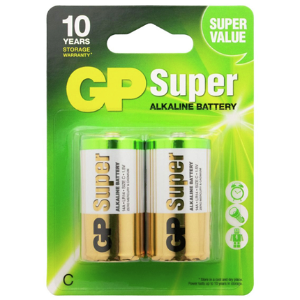 GP C 2 stuks Super Alkaline Batterij