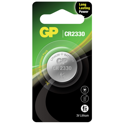 GP CR2330 Knoopcel Lithium Batterij