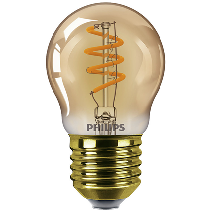 Philips Filament LED Vintage Kogel 2,6 W 136Lm E27