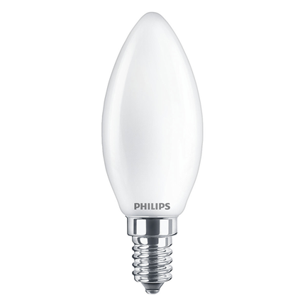 Philips Filament LED Kaars Mat 3,4W 470Lm E14