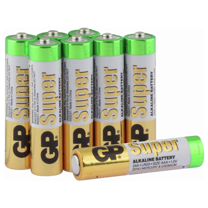 GP AAA 8 stuks Super Alkaline Batterij