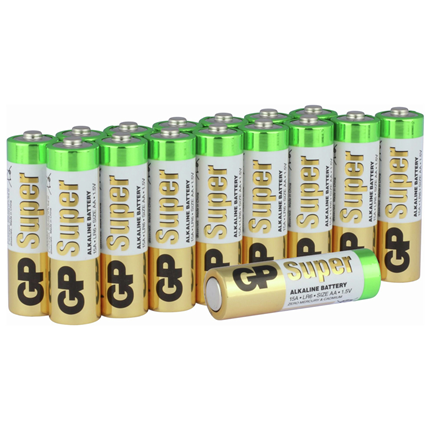 GP AA 16 stuks Super Alkaline Batterij
