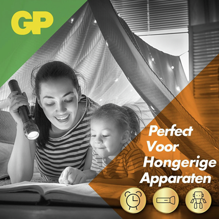 GP D 2 stuks Ultra Plus Alkaline Batterij