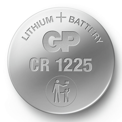 GP CR1225 Knoopcel Lithium Batterij
