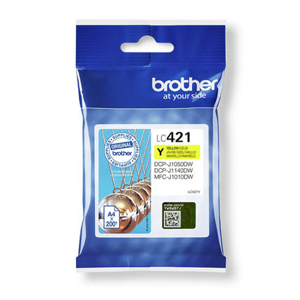 Brother Cartridge LC421 Geel