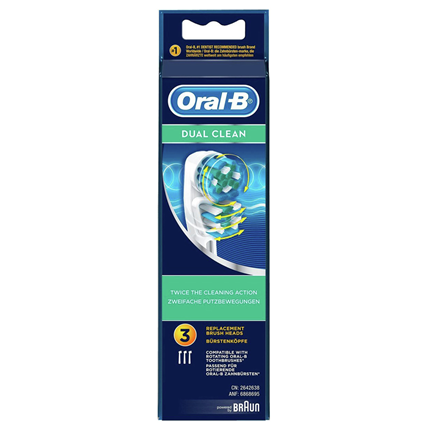 Oral-B Tandenborstels Dual Clean 3 Stuks EB417-3