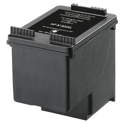 RecycleClub Cartridge compatible met HP 305 XL Zwart met Inkt Level Management