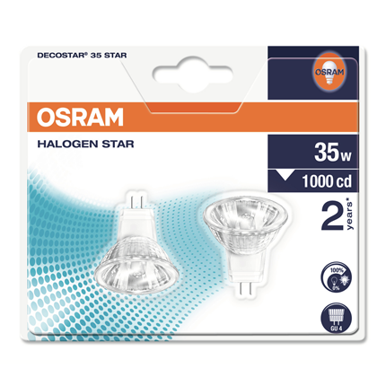 Osram Halogeenlamp Decostar35 GU4 35W