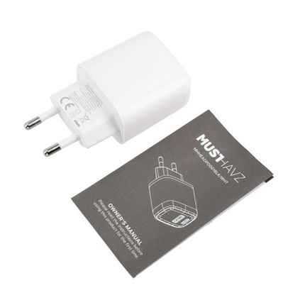 MustHavz USB Thuislader 20W + Power Delivery Wit