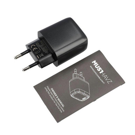 MustHavz USB-C Thuislader 20W + Power Delivery Zwart