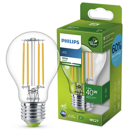 Philips LED Lamp Classic E27 2,3W 485Lm