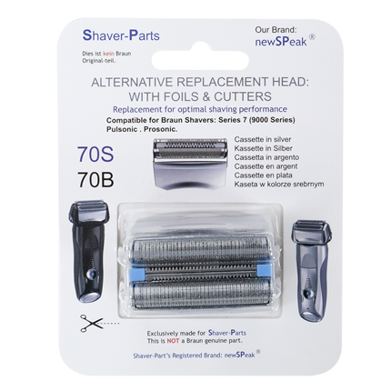 Shaver Parts Cassette voor Braun 70B/70S
