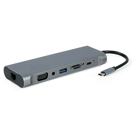 Cablexpert USB-C 8 in 1 Multipoort Adapter