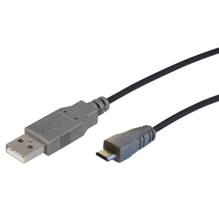 Scanpart USB Laad+Datakabel 2.0A(M)-Micro(M) 1,5m