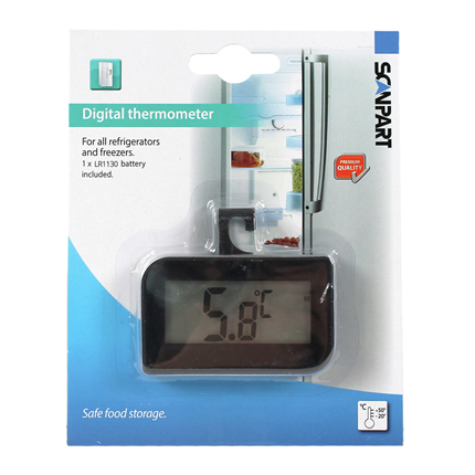Scanpart Koelkastthermometer digitaal -30/+50