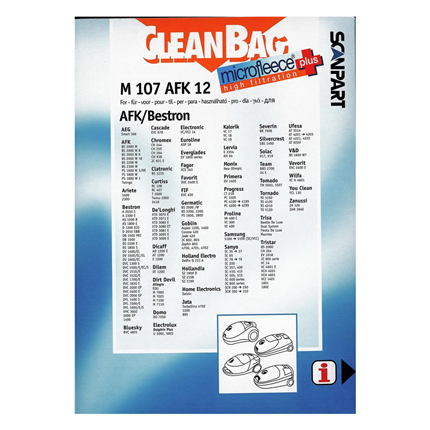 CleanBag Microfleece+ M107AFK12