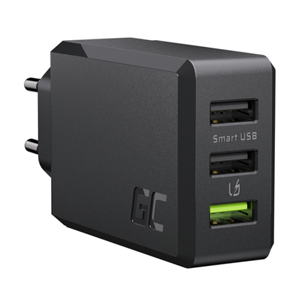 Green Cell Thuislaadstekker 3x USB 30W