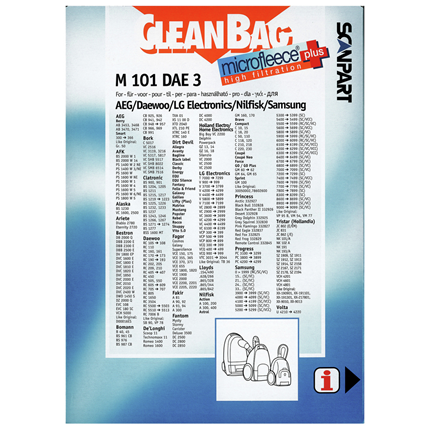 CleanBag Microfleece+ M101DAE3