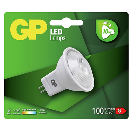 GP LED Lamp Reflector GU4 2W